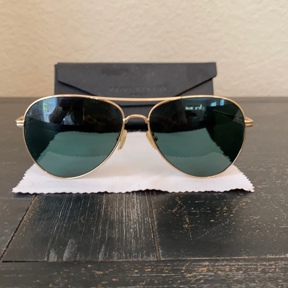 Sonix Lodi Nordstrom Aviator Sunglasses Gold Frame